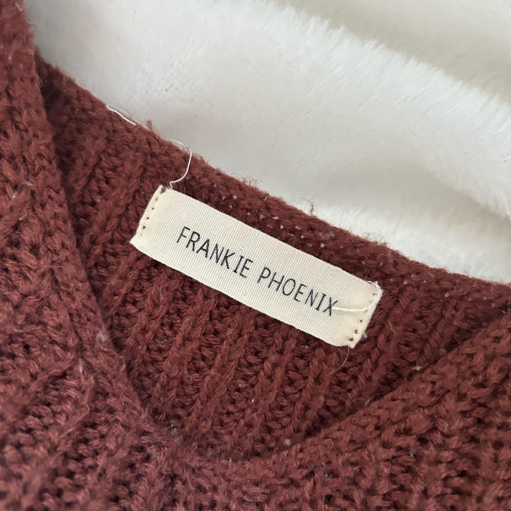 Rust Knit Sweater - Picture 3 of 4
